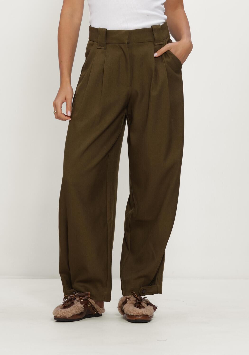 Y.A.S. YAS Dames Broeken Yascolera Mw Ankle Pant S Groen