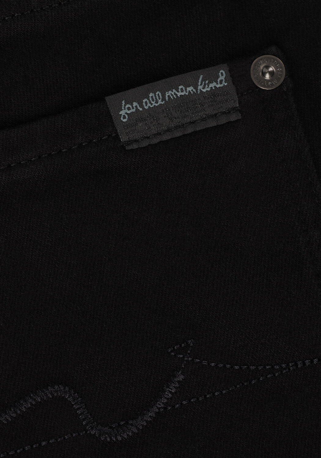 Zwarte 7 FOR ALL MANKIND Flared broek BOOTCUT SOHO NIGHT - large