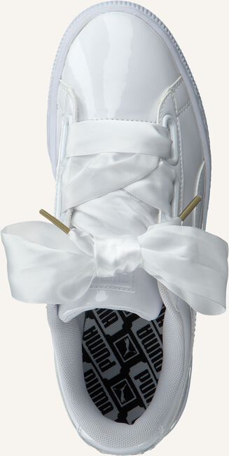 Witte PUMA Sneakers BASKET HEART PATENT Witte PUMA Sneakers BASKET HEART PATENT - large