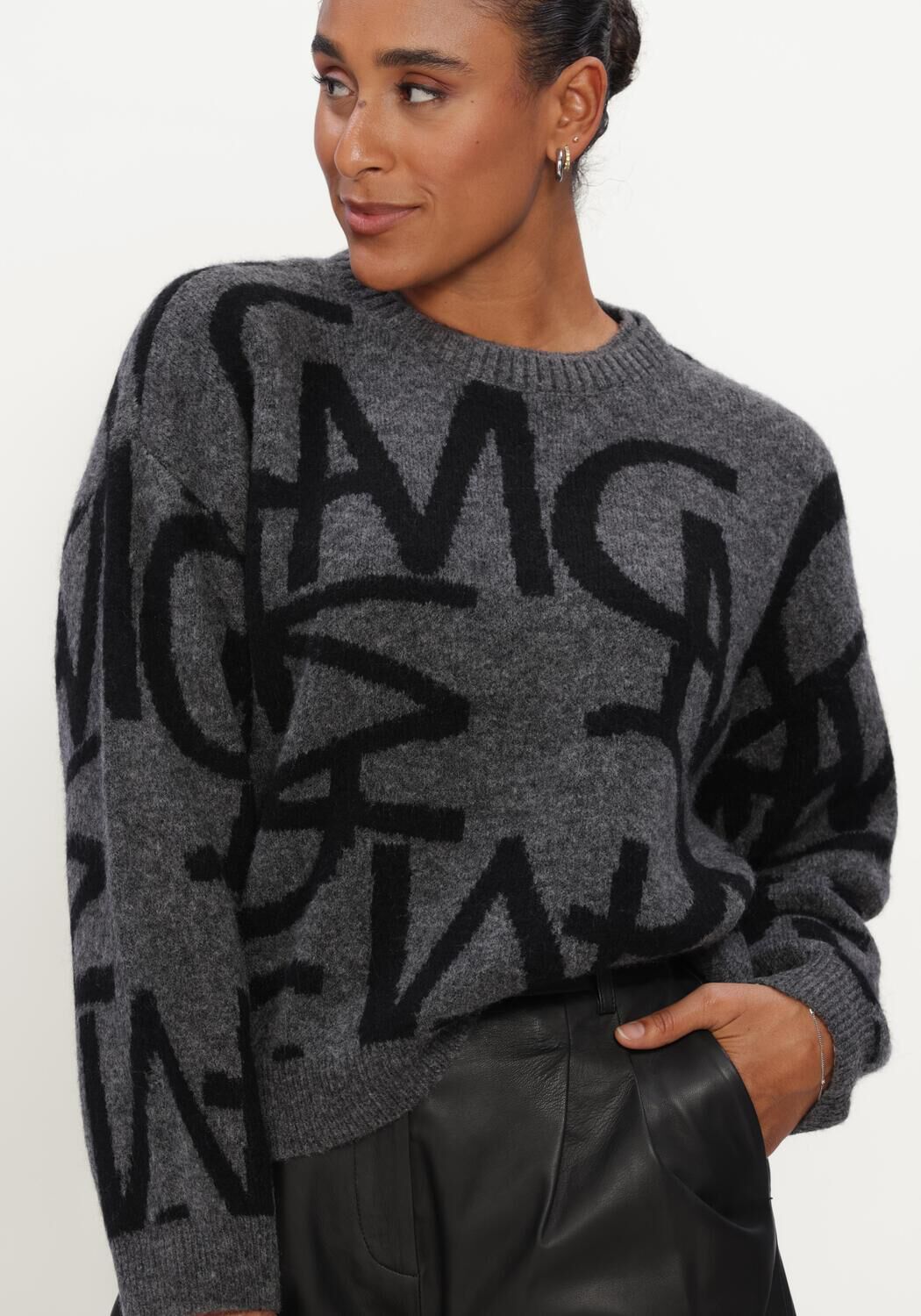 Grijze COPENHAGEN MUSE Trui CMIBRA-PULLOVER - large