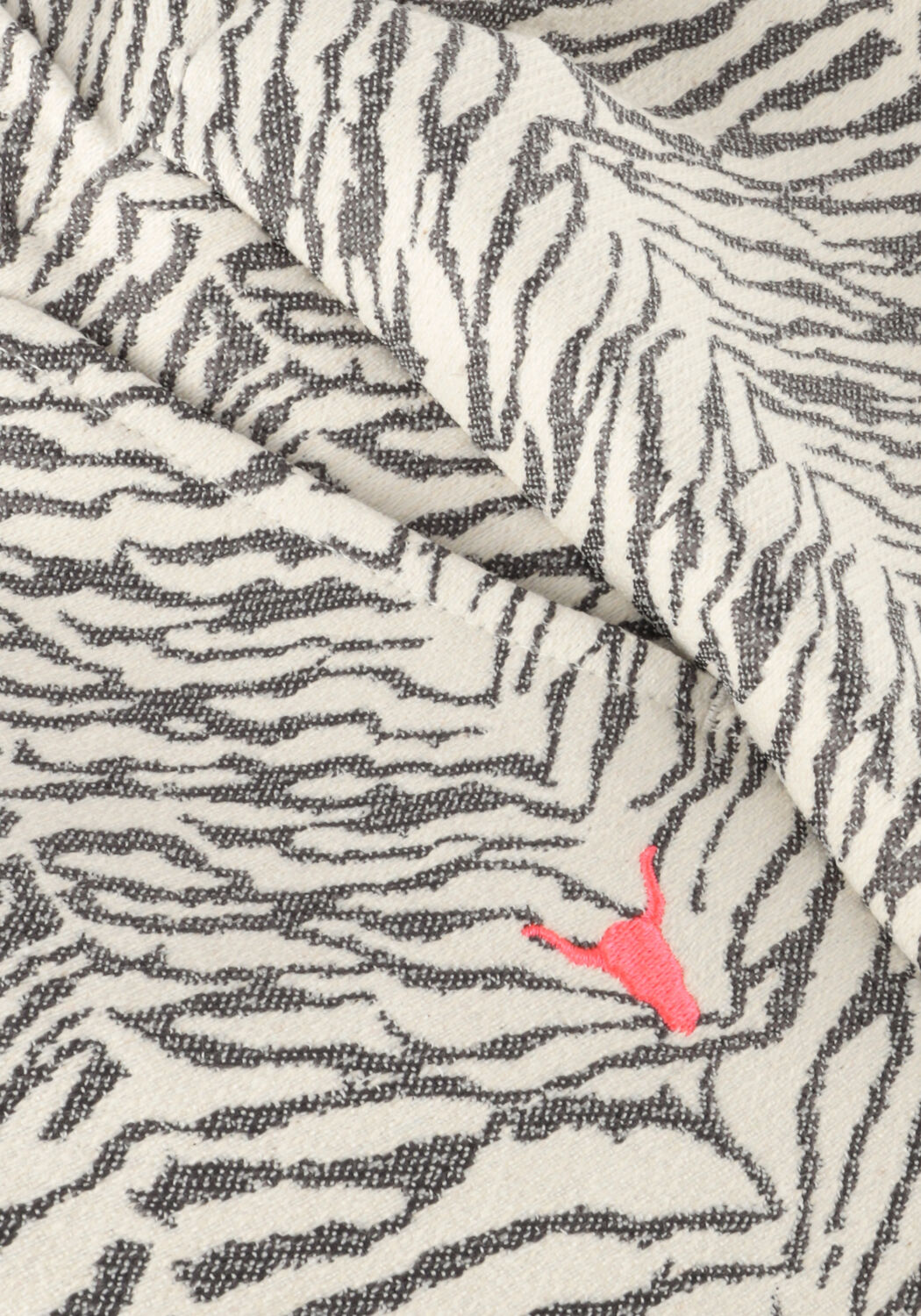 Zand ALIX MINI Broeken WOVEN TIGER JACQUARD BOUCLE SHORT - large