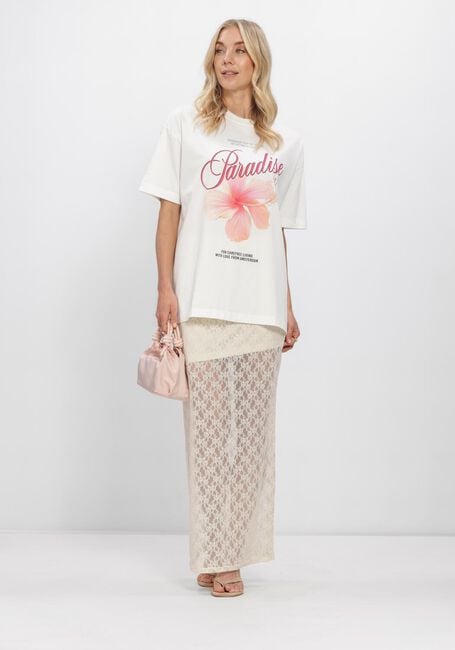 Witte CATWALK JUNKIE Tops & T-shirts OVERSIZED GRAPHIC T-SHIRT - large