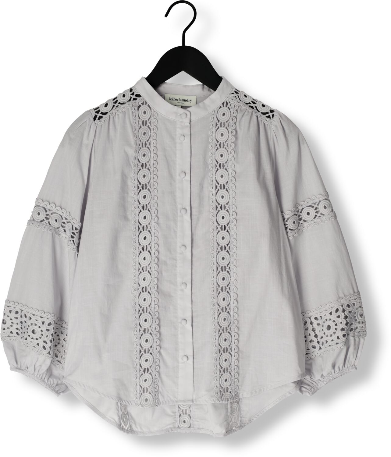 LOLLYS LAUNDRY Dames Blouses Junell Shirt Ls Grijs