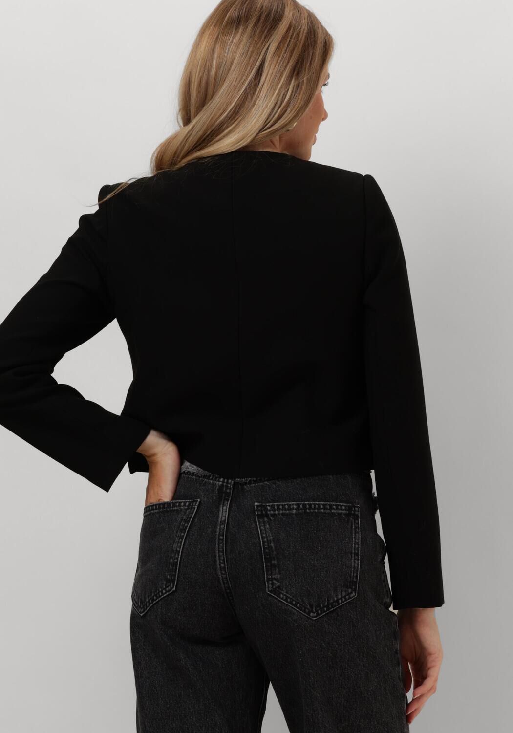 Zwarte CO'COUTURE Jack VOLA CROP COCKTAIL JACKET - large
