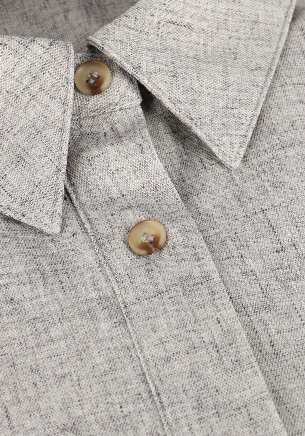 Grijze MODSTR&Ouml;M Blouses KALEMMD OVERSHIRT - large