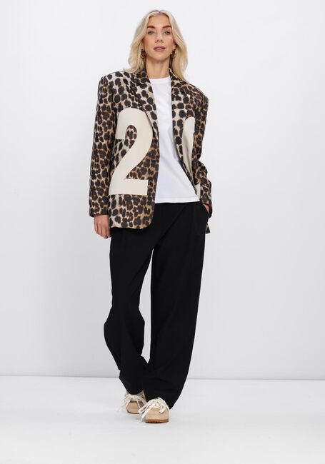 Multi ALIX THE LABEL Blazer LADIES WOVEN BIG 2014 ANIMAL BLAZER - large