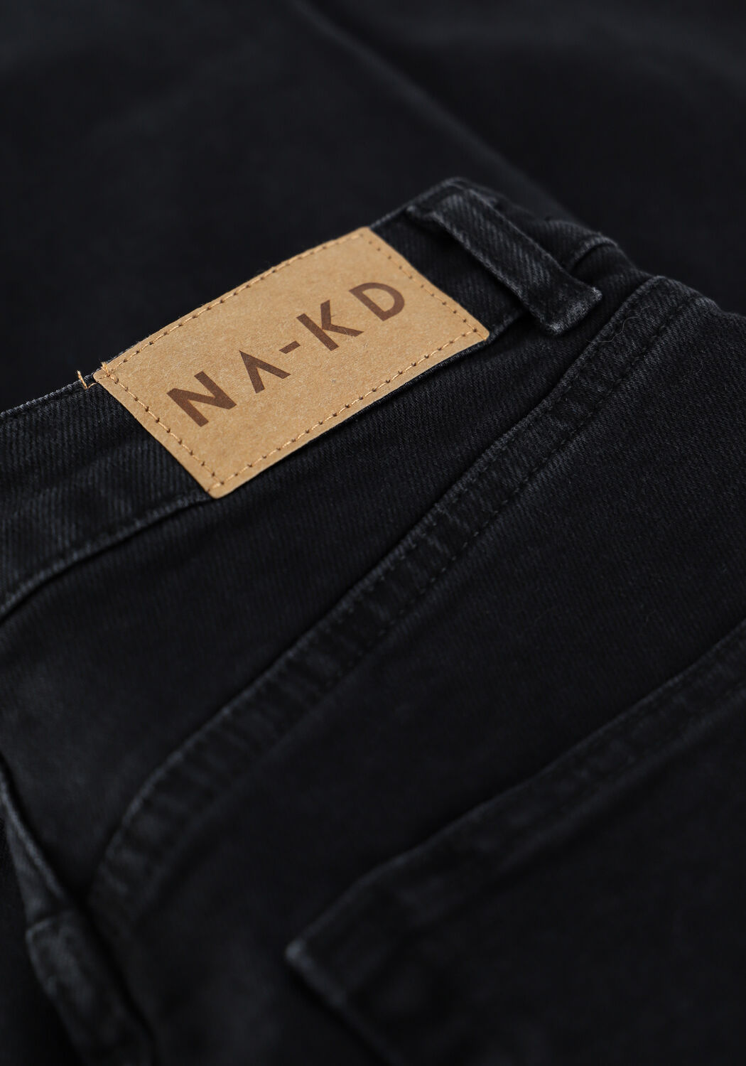 Zwarte NA-KD Mom jeans COMFORT MOM JEANS - large