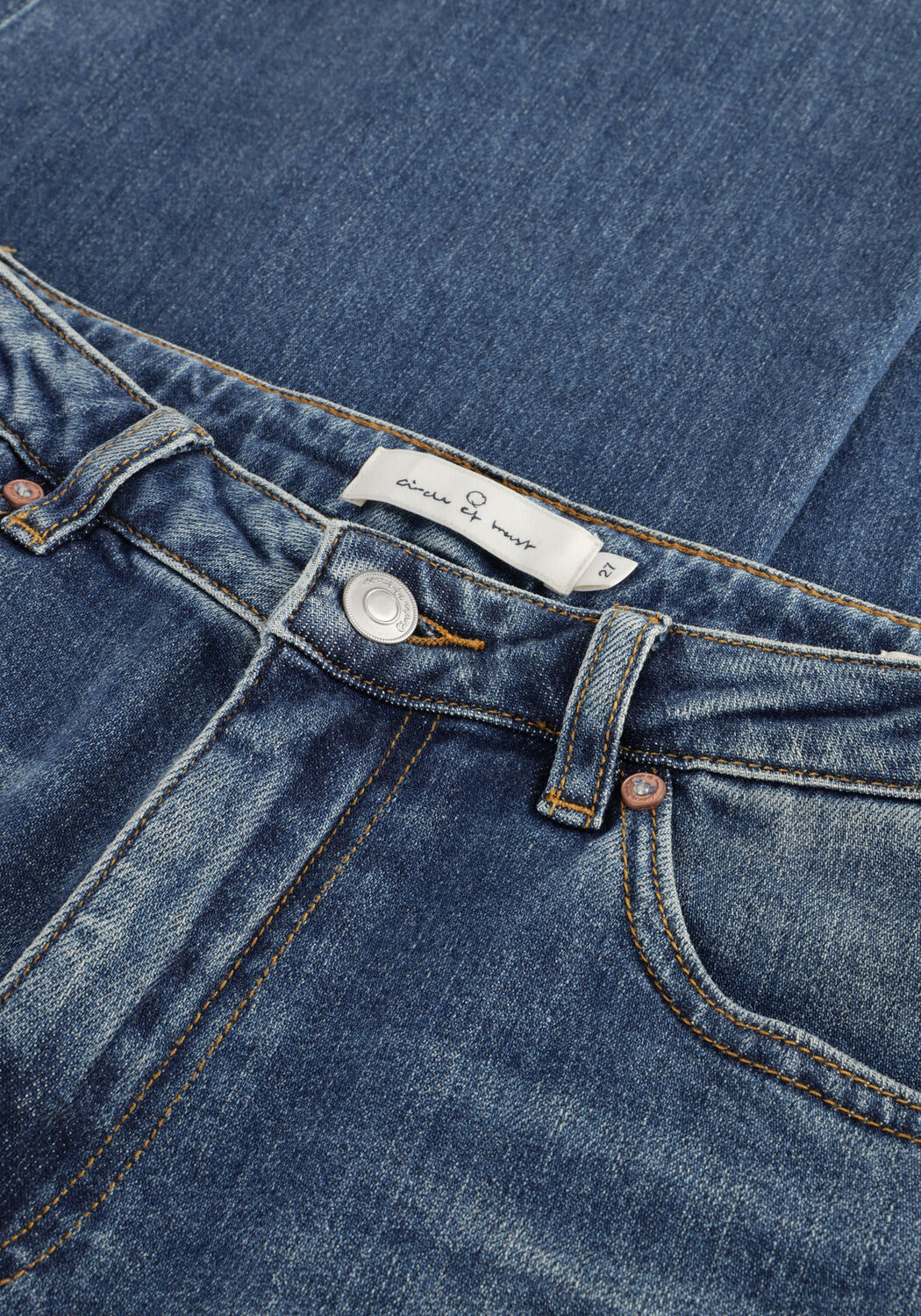 Blauwe CIRCLE OF TRUST Wide jeans HARLEY DNM - large