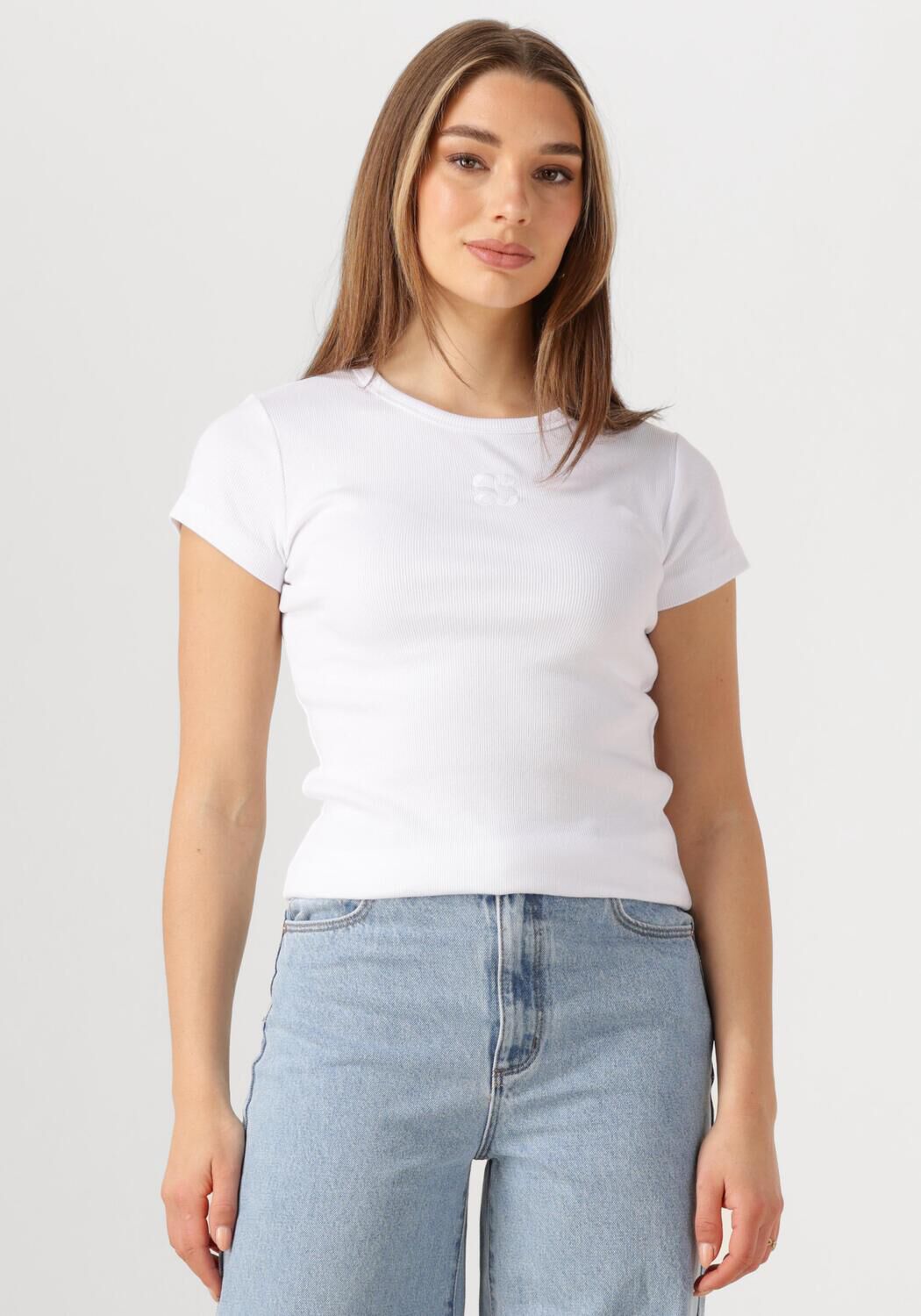 MY ESSENTIAL WARDROBE Dames Tops & T-shirts Mandymw Tee Wit