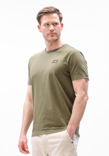 Groene PME LEGEND T-shirt SHORT SLEEVE R-NECK GUYVER TEE - large