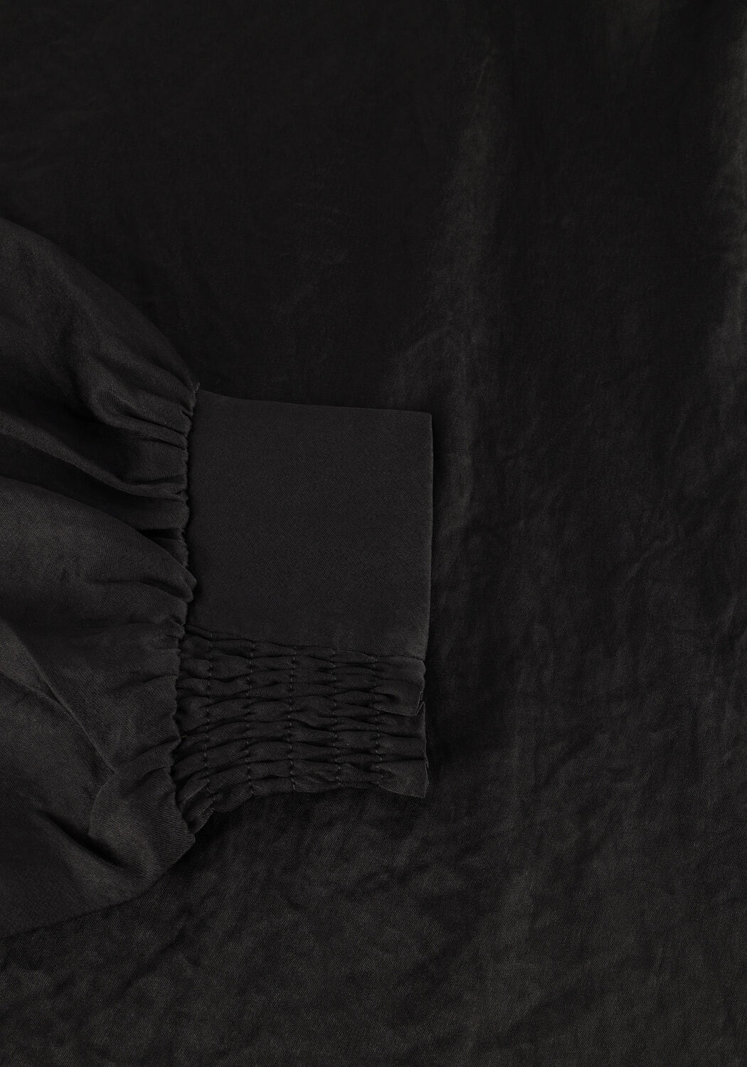 Zwarte SUMMUM Top TOP LONG SLEEVES SILKY TOUCH - large