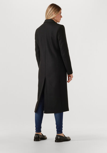 Zwarte TOMMY HILFIGER Mantel CLASSIC SB WOOL REG MAXI COAT - large