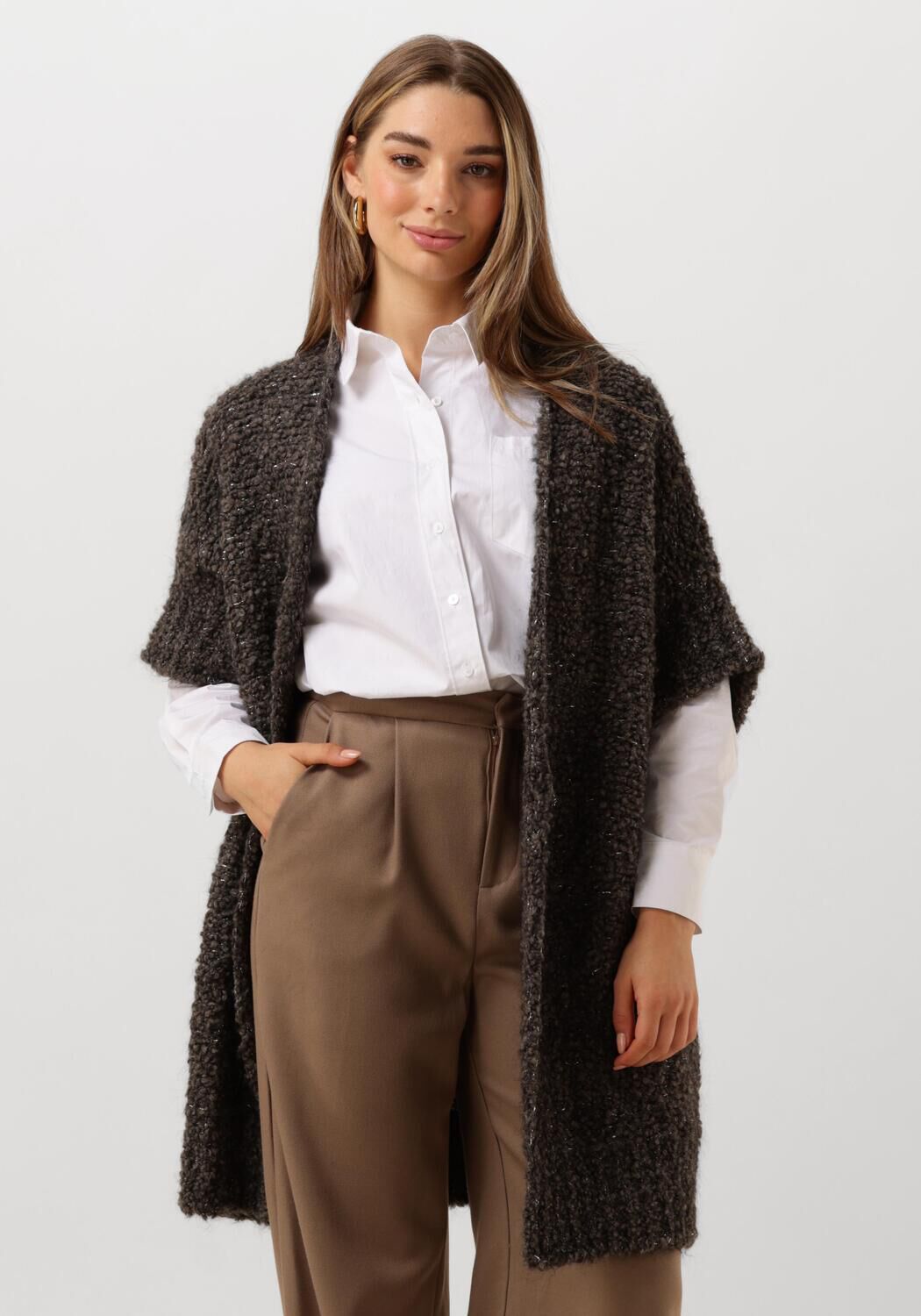 NUKUS Dames Truien & Vesten Bess Cardigan Bruin