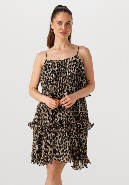 Beige COPENHAGEN MUSE Mini jurk CM KIRA DRESS - large