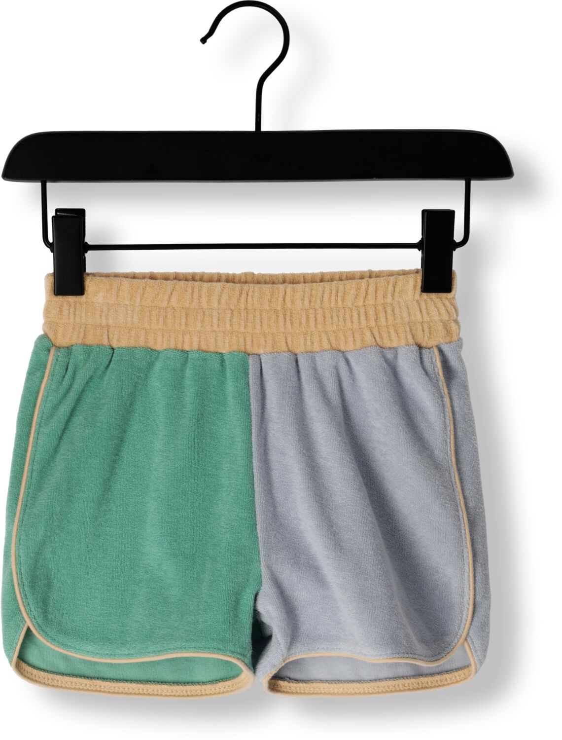 Sproet & Sprout Jongens Broeken Terry Sport Shorts Colourblock Blauw