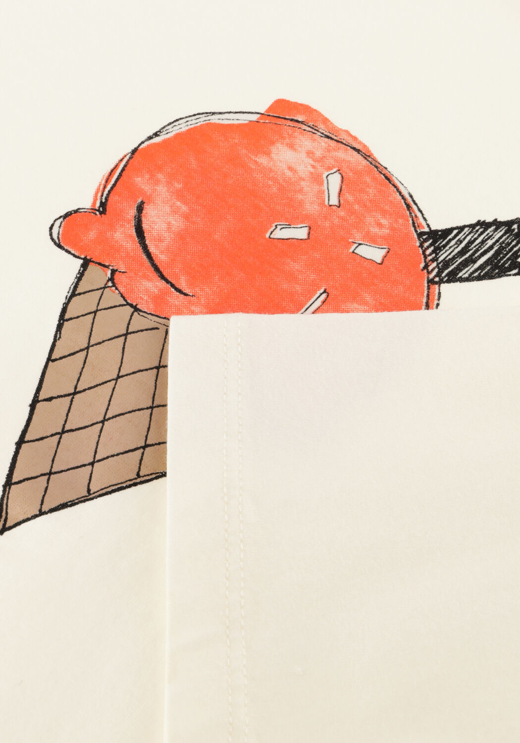 Creme Sproet & Sprout T-shirt T-SHIRT ICE CREAM - large