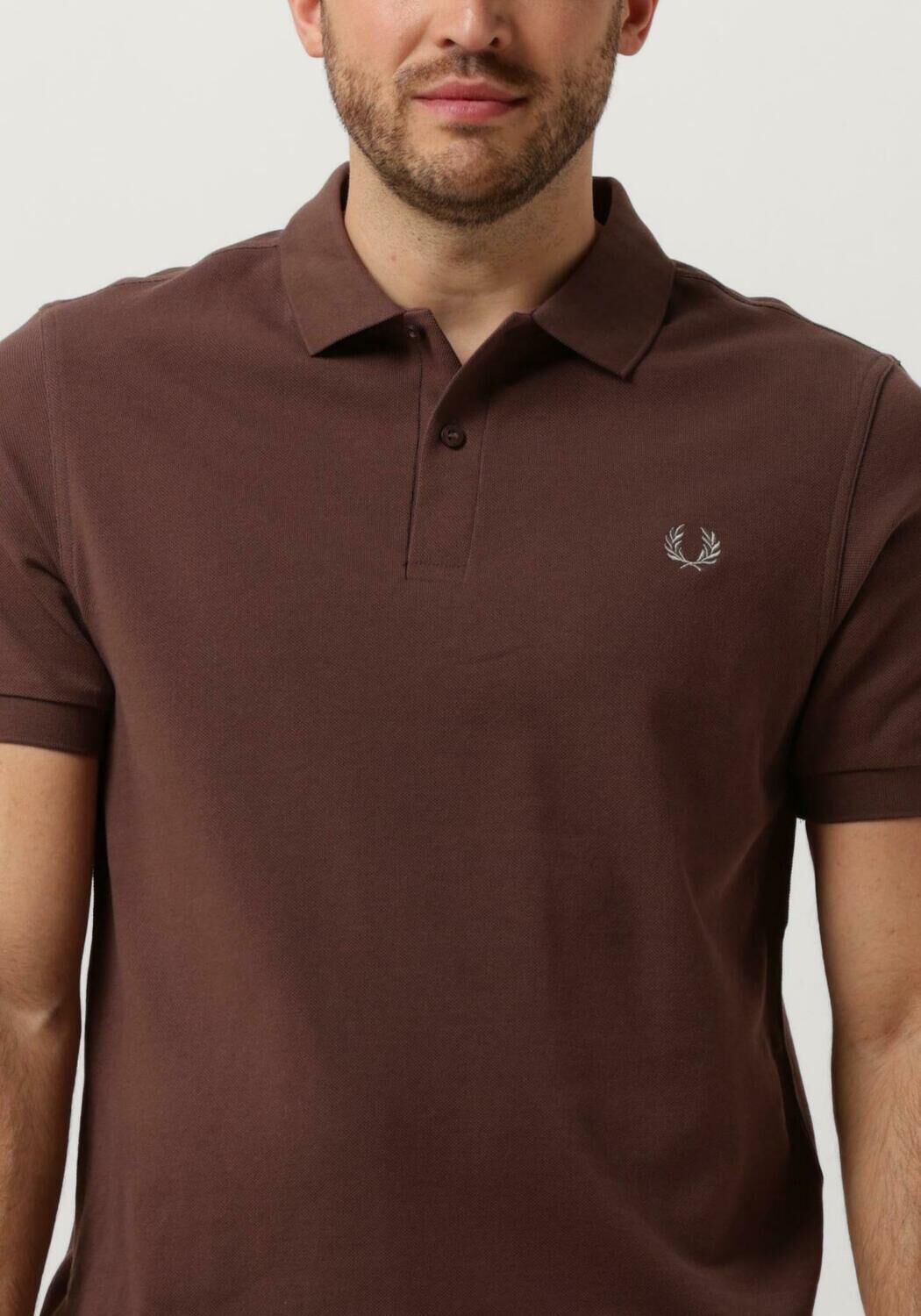 FRED PERRY Heren Polo's & T-shirts The Plain Shirt Brique