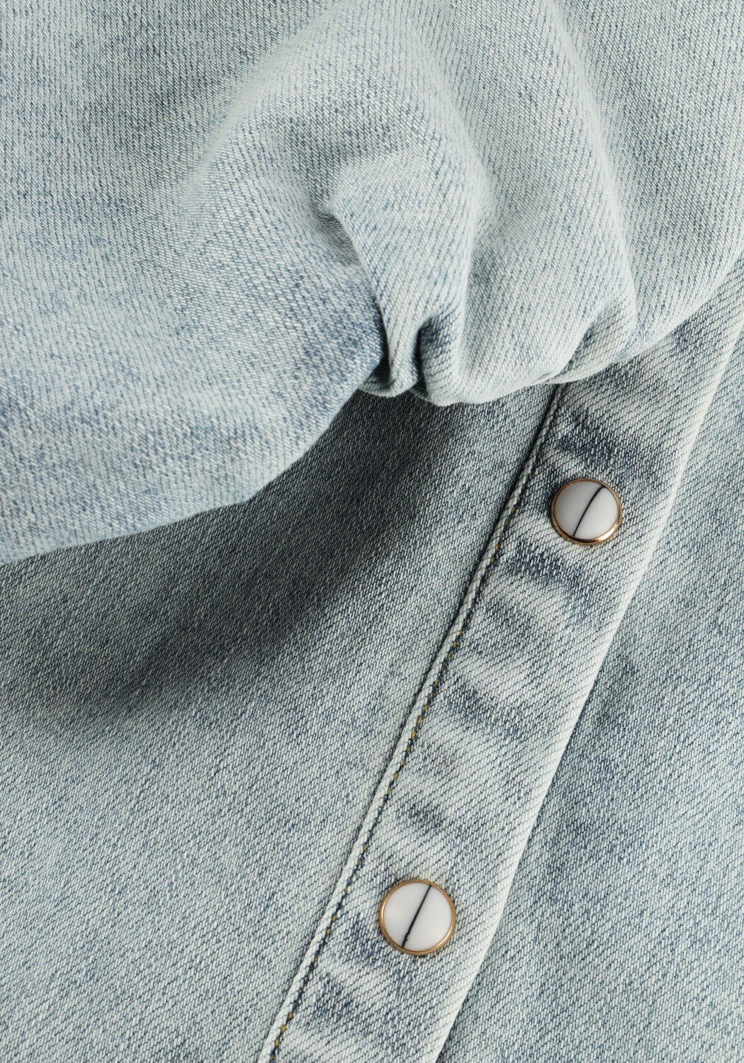 Lichtblauwe JANICE Mini jurk STEFF - large