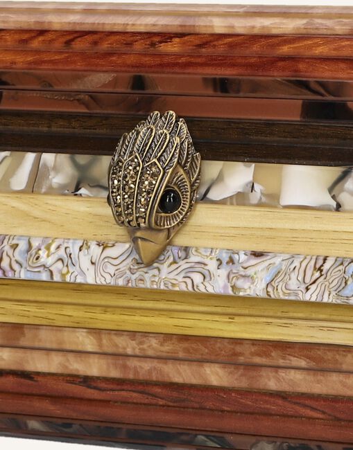 Bruine KURT GEIGER LONDON Clutch PARTY EAGLE CLUTCH Bruine KURT GEIGER LONDON Clutch PARTY EAGLE CLUTCH - large