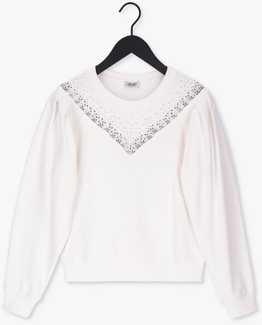 Felpa Liu Jo Donna Con Strass - Girocollo In Viscosa Elastan, Modello TF4212 - Foto 5