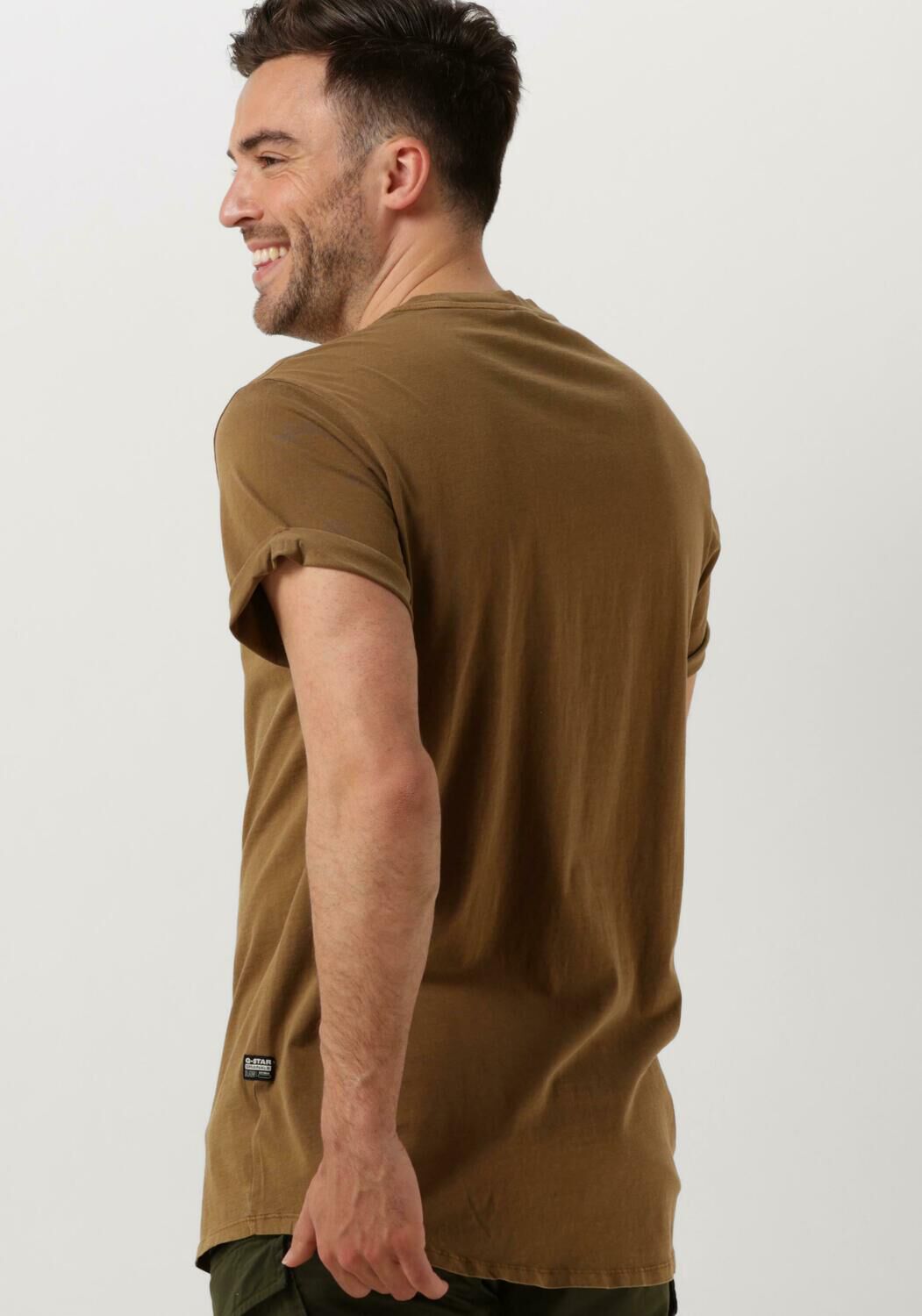 G-STAR RAW Heren Polo's & T-shirts Lash R T S s Camel