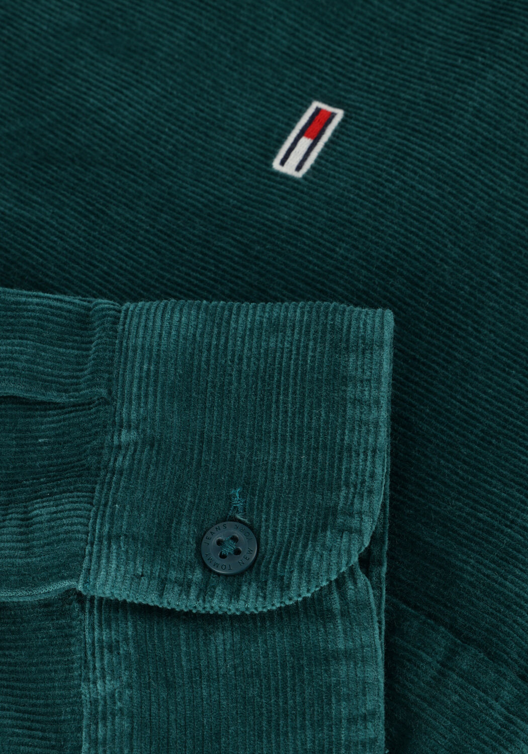 Blauwe TOMMY JEANS Casual overhemd TJM REG CORDUROY SHIRT - large