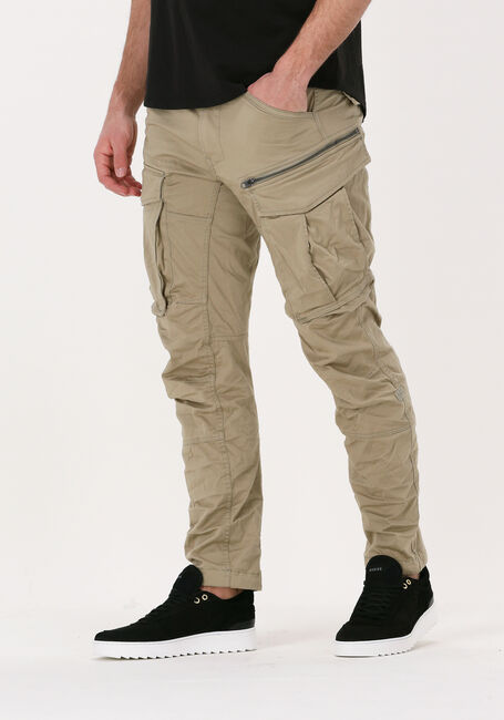 Khaki G-STAR RAW Cargobroeken ROVIC ZIP 3D REGULAR TAPERED - large