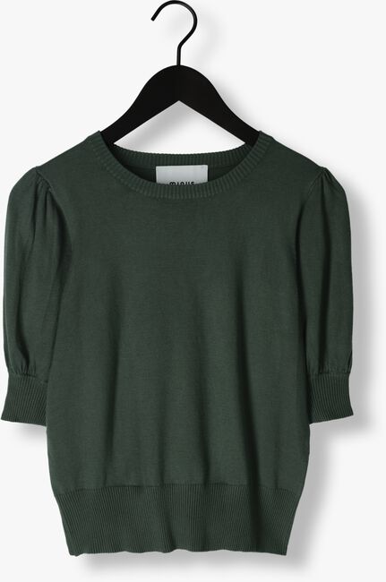 Groene MINUS T-shirt LIVA KNIT TEE - large