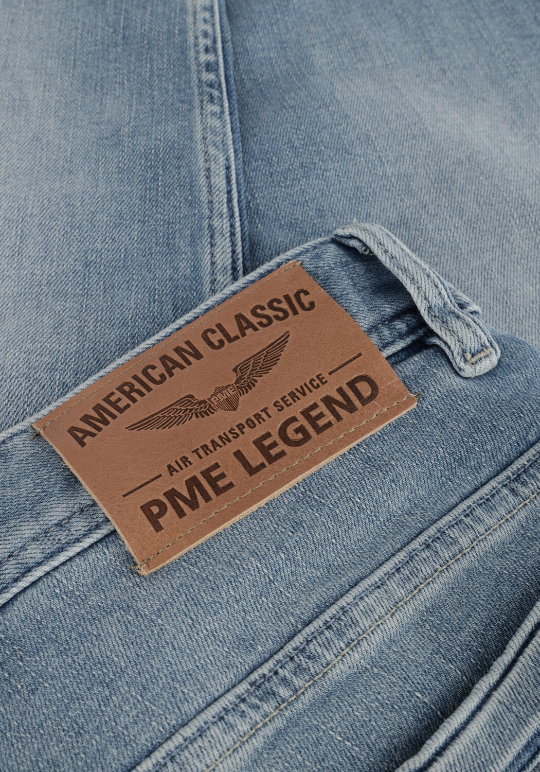 Lichtblauwe PME LEGEND Slim fit jeans SKYRAK - large