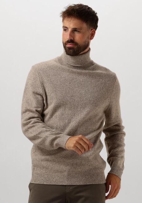 Taupe PROFUOMO Coltrui PULLOVER ROLL NECK - large