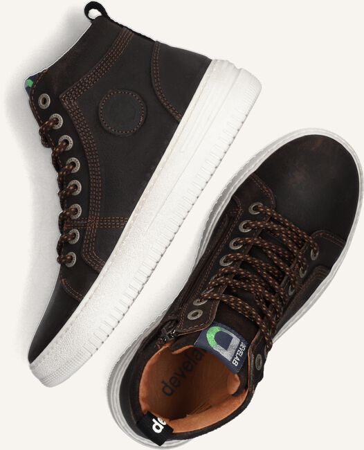 Bruine DEVELAB Hoge sneakers 45915 Bruine DEVELAB Hoge sneakers 45915 - large