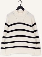 Gebroken wit NEO NOIR Trui FRANI STRIPE KNIT BLOUSE Gebroken wit NEO NOIR Trui FRANI STRIPE KNIT BLOUSE - medium