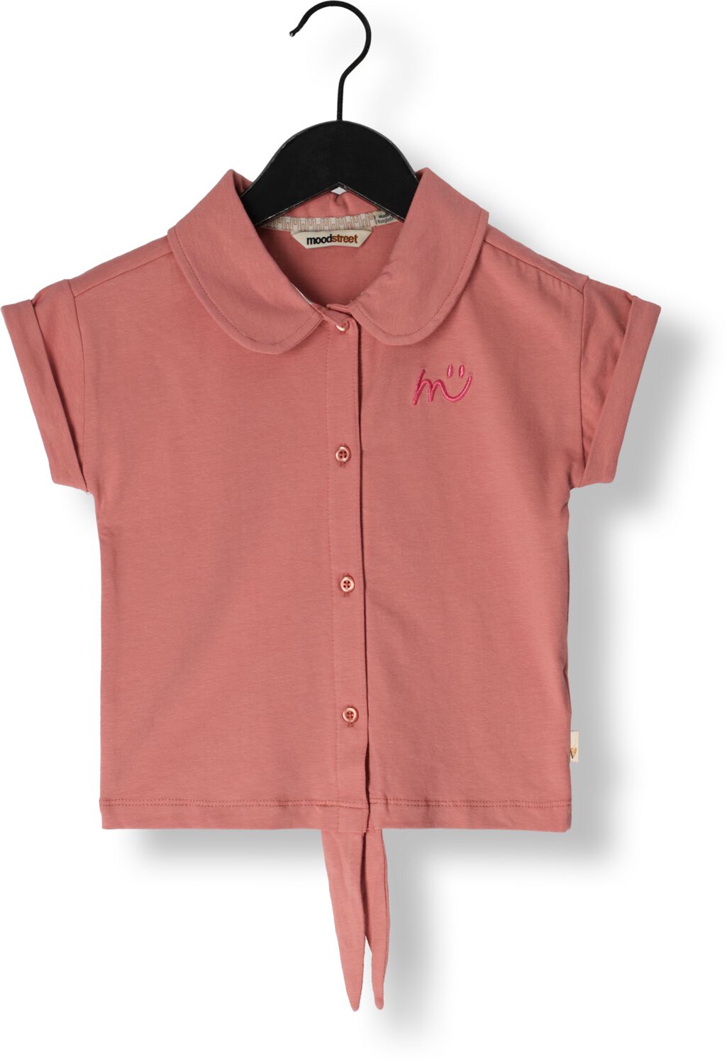 MOODSTREET Meisjes Blouses Girls Blouse Knot Roze