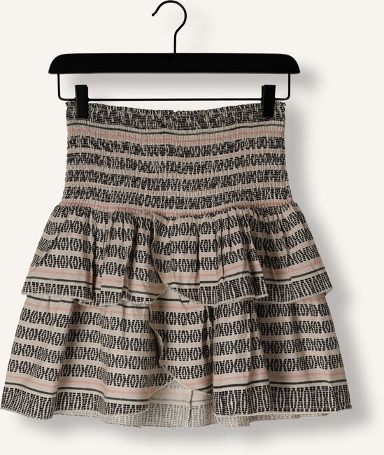 Gebroken wit NEO NOIR Minirok CARIN STITCH PRINT SKIRT Gebroken wit NEO NOIR Minirok CARIN STITCH PRINT SKIRT - large