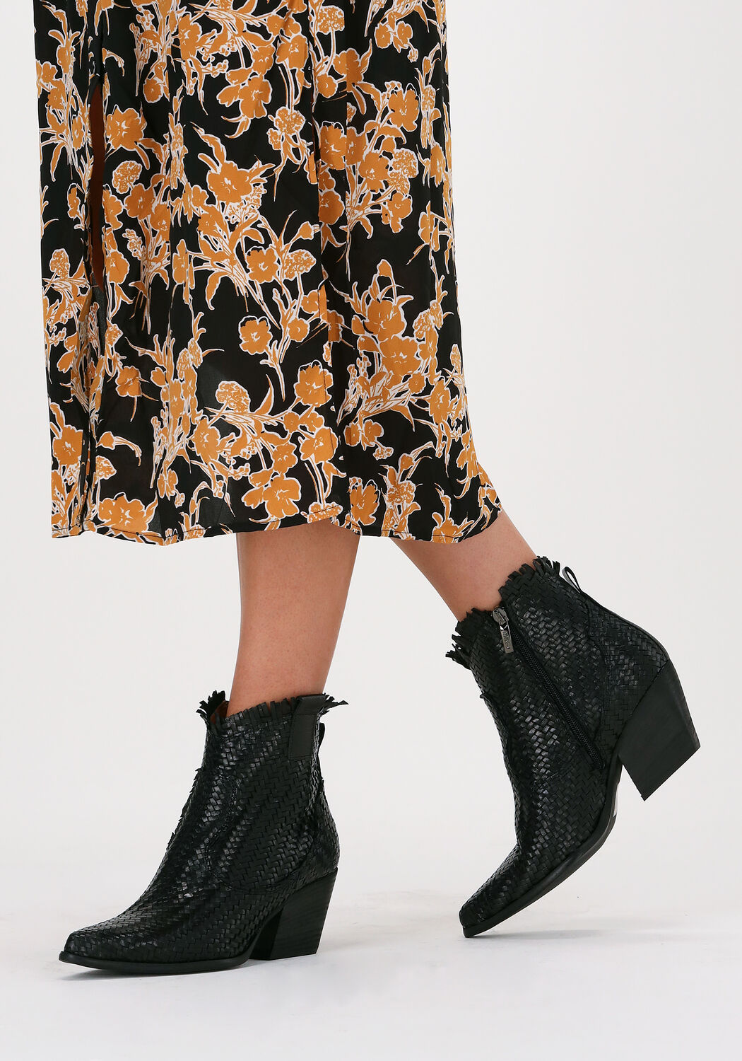 Zwarte NOTRE-V Cowboylaarzen AH373 - large