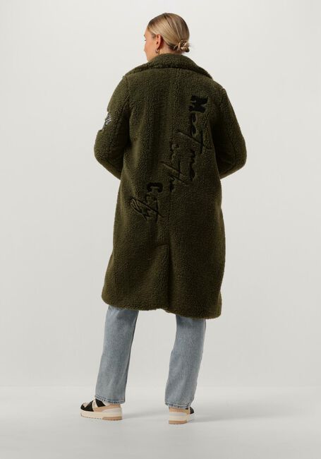 Groene GOOSECRAFT Teddy jas GC REESE COAT - large