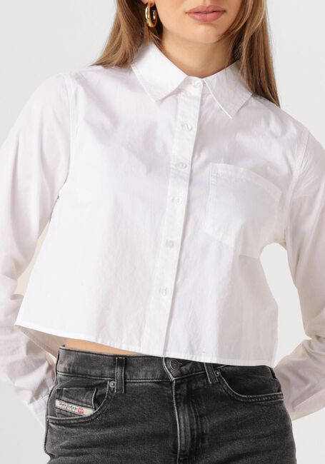 Witte MY ESSENTIAL WARDROBE Blouses SUNNAMW SHORT SHIRT - large