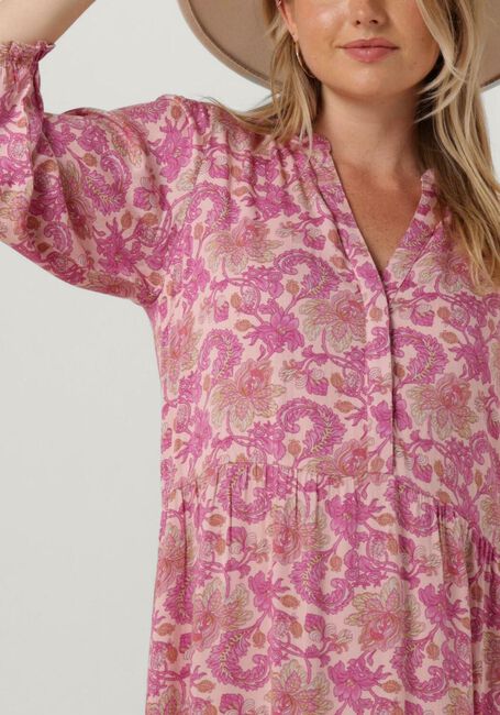 Roze NEO NOIR Midi jurk ROBYN PARADISE PAISLEY DRESS - large