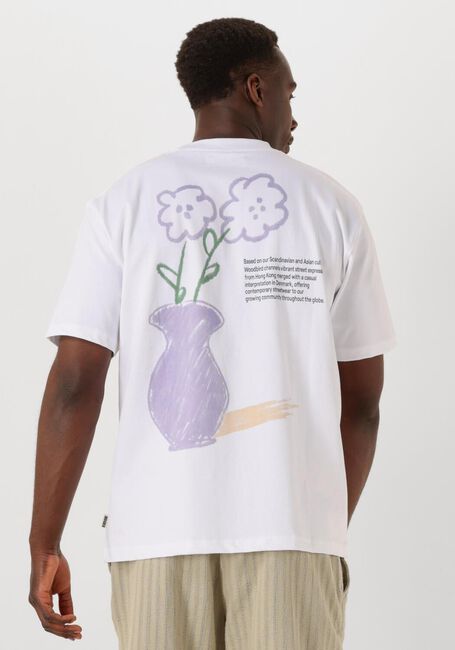 Witte WOODBIRD T-shirt WBBANE CRAY TEE - large