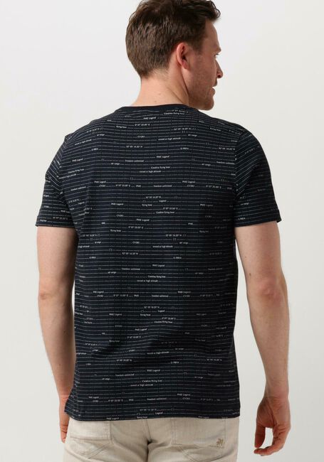 Blauwe PME LEGEND T-shirt SHORT SLEEVE R-NECK SINGLE JERSEY MELANGE - large