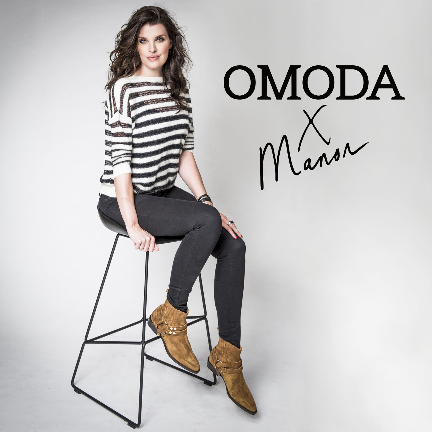 Cognac OMODAXMANON Enkellaarsjes ABB2869 - large