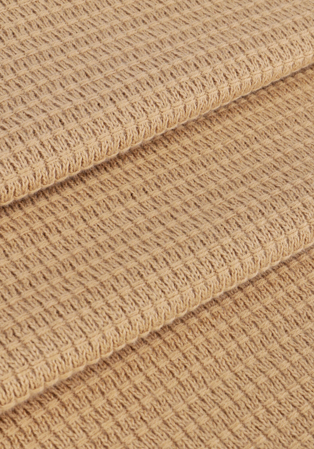 Khaki TOMMY HILFIGER Sweater INTERLACED STRUCTURE CREW NECK - large