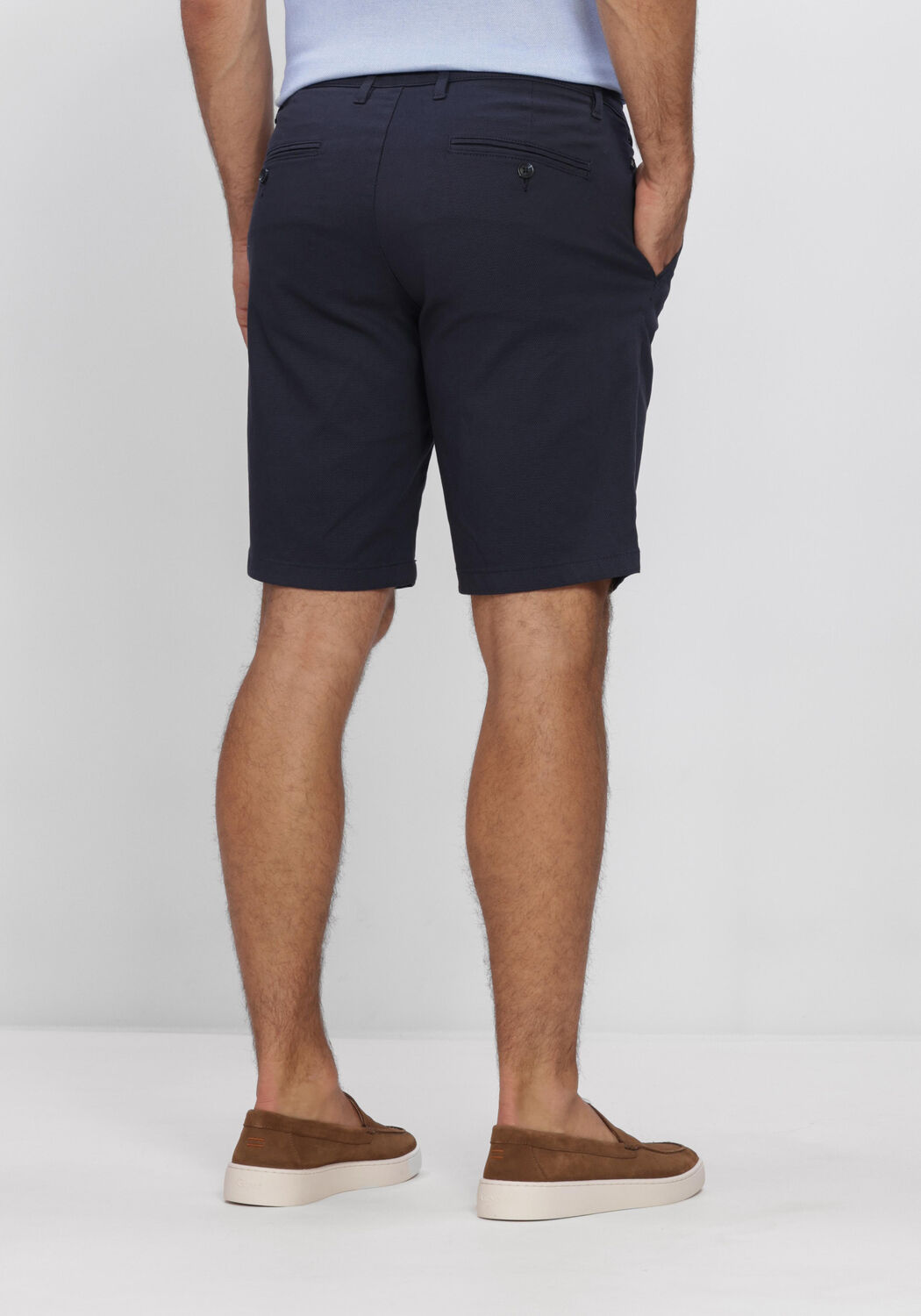 Donkerblauwe MATINIQUE Casual overhemd MATHOMAS SHORT - large