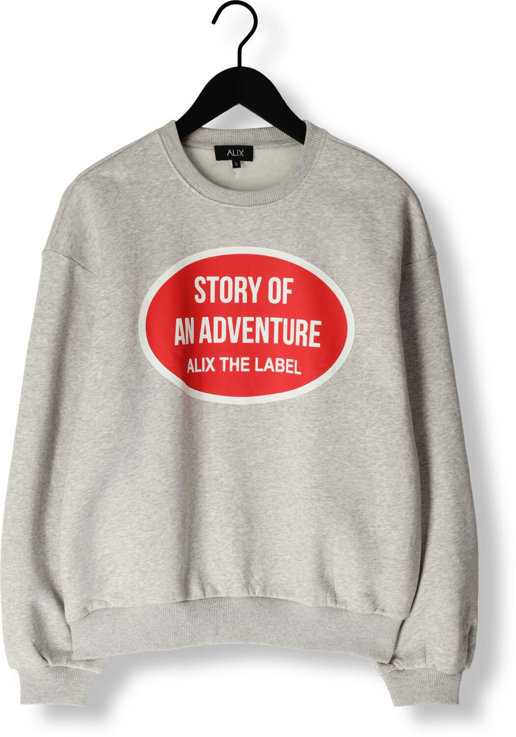 ALIX THE LABEL Dames Truien & Vesten Ladies Knitted Adventure Sweater Grijs