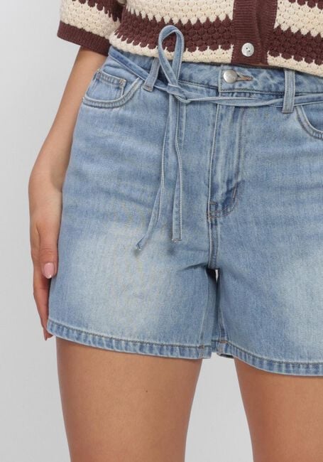 Blauwe OBJECT Shorts OBJROSIE MW LO DENIM SHORT - large