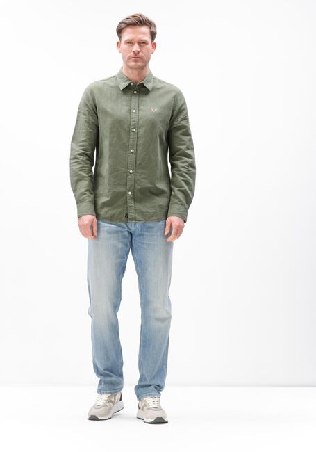 Groene PME LEGEND Casual overhemd SKYNIGHT CTN LINEN OWEN GD - large