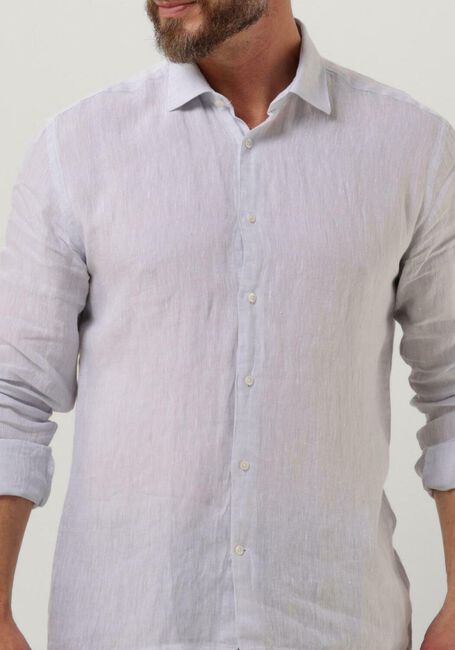Grijze GENTI Casual overhemd LINNEN S7054-1120 - large