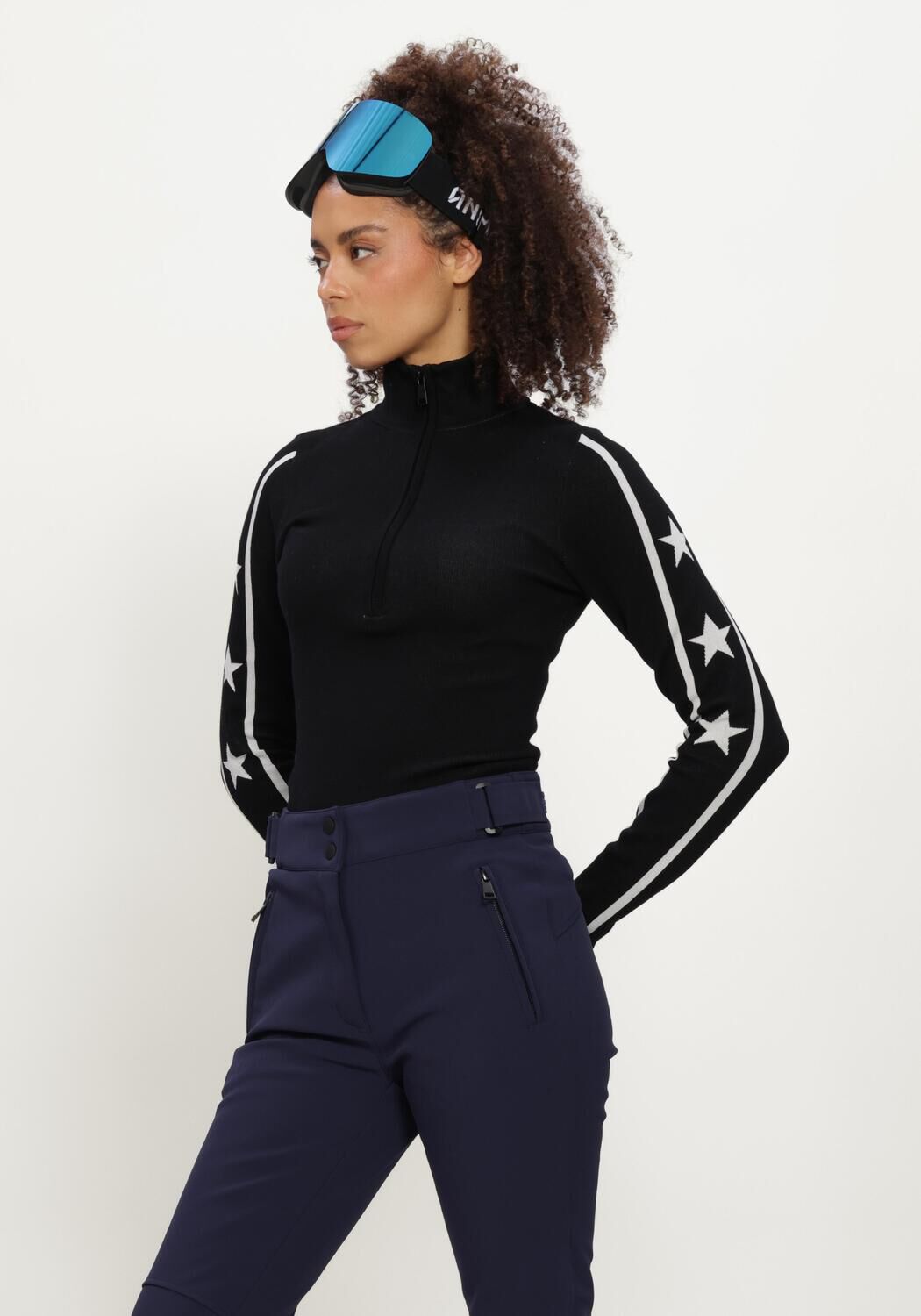 Zwarte AIRFORCE Trui STELLA STAR KNITTED PULLY - large
