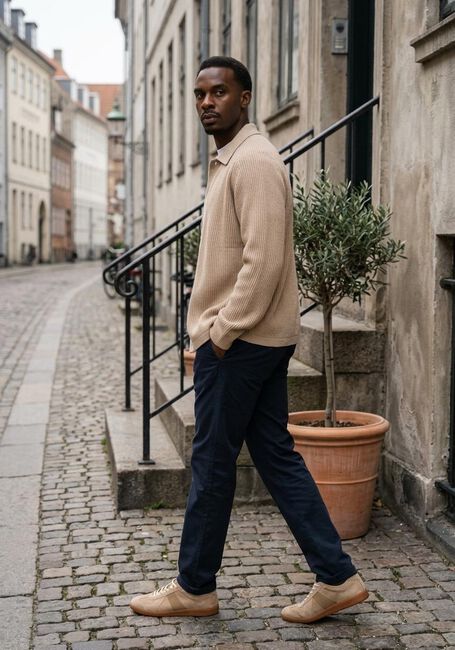 Donkerblauwe MASONS Chino TORINOSTYLE MBE070 - large