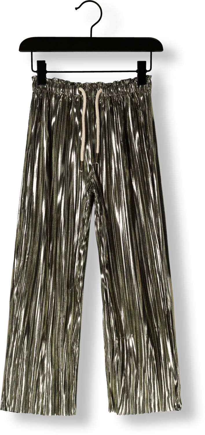 LIKE FLO Meisjes Broeken Fenna Flo Plisse Pants Metallic